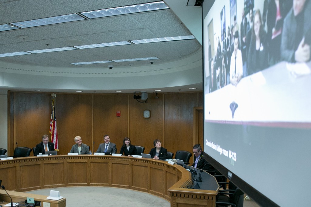 The Senate Trade &Economic Development Committee meets for a work session with remote testifying February 4, 2015.