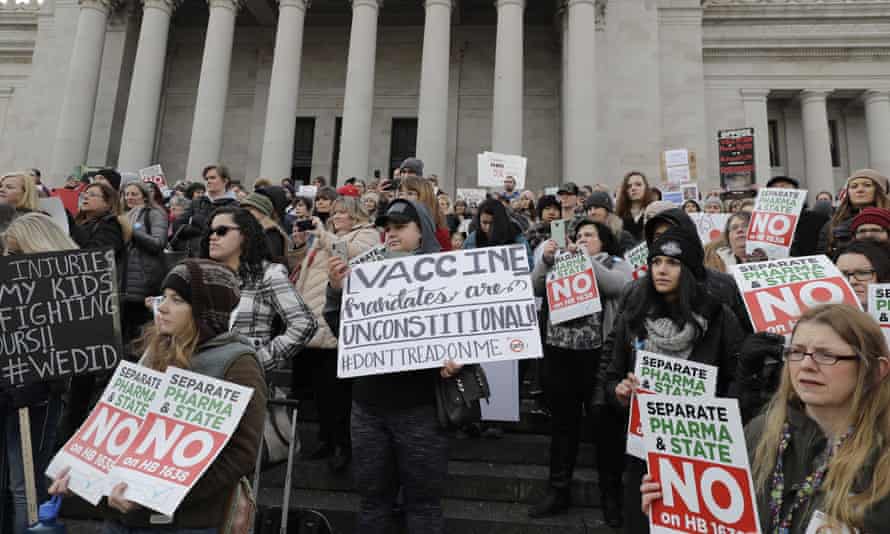 Olympia Protest for Vaccine Choice